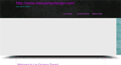 Desktop Screenshot of losocampotango.com