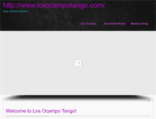 Tablet Screenshot of losocampotango.com